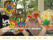 Tablet Screenshot of kiga-st-marien-rastdorf.de